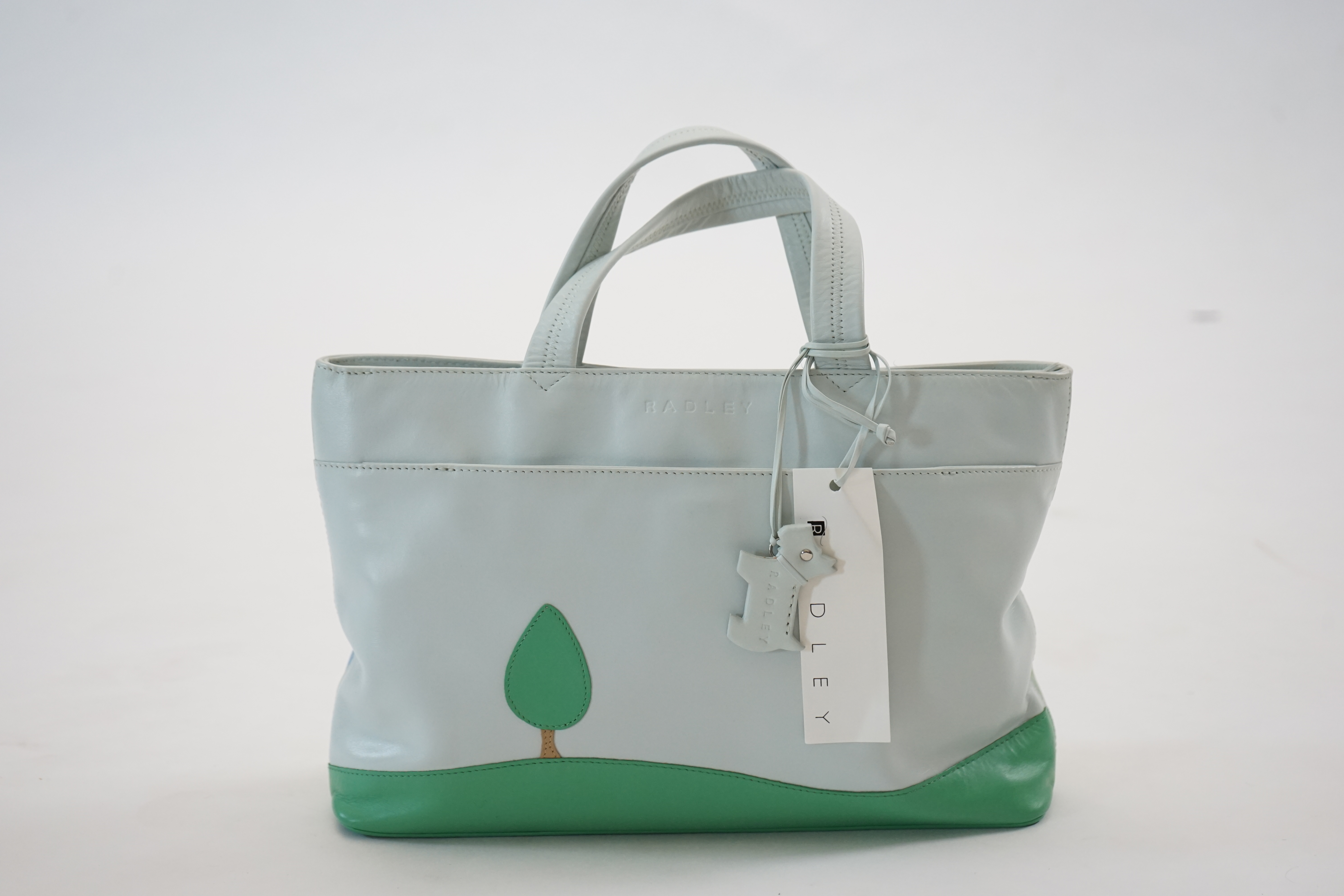 A Radley 'Up Up and Away' multicoloured leather grab handle bag 2005, width 30cm, depth 8cm, height 20cm